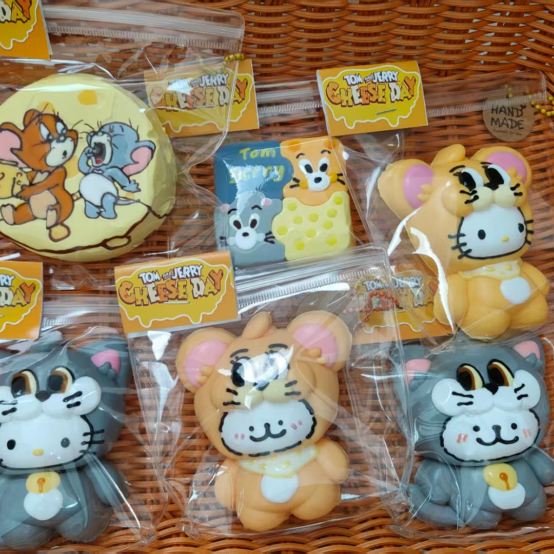 猫和老鼠系列捏捏纯手工制作食品级硅胶