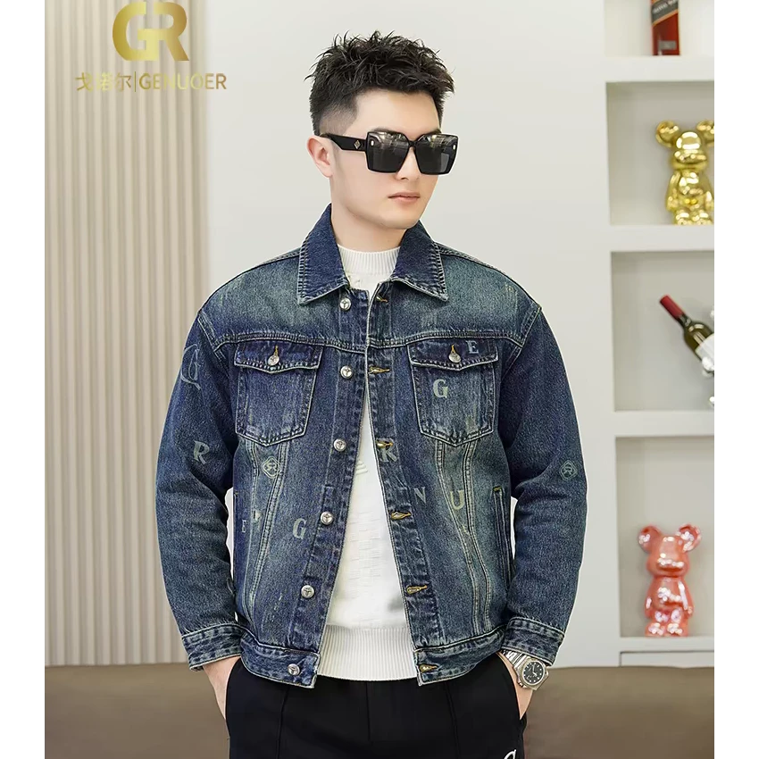戈诺尔牛仔衣外套男装
