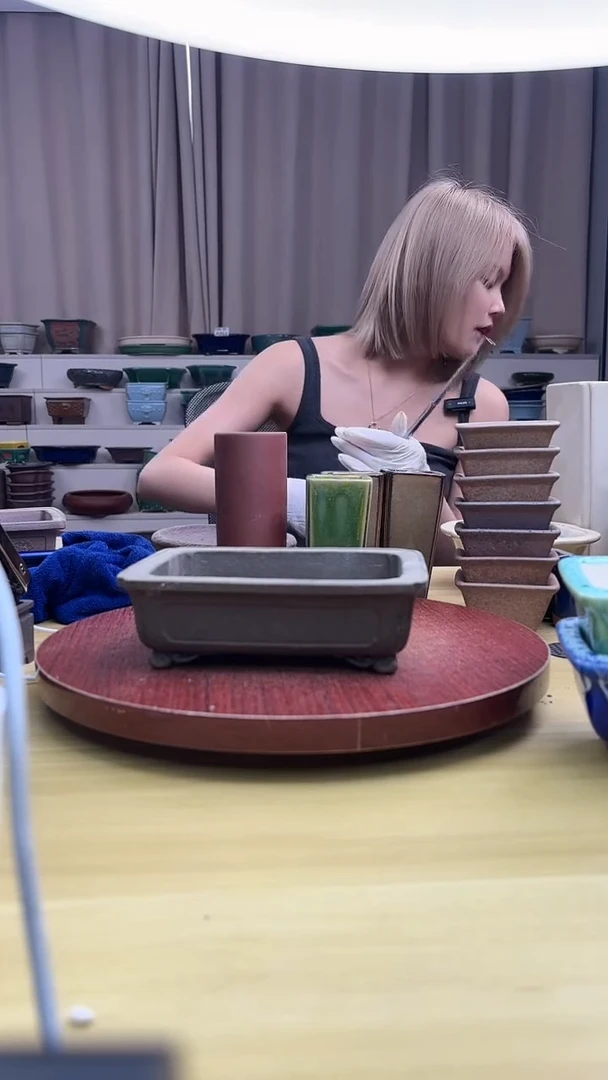 紫砂花盆紫砂花盆微瑕