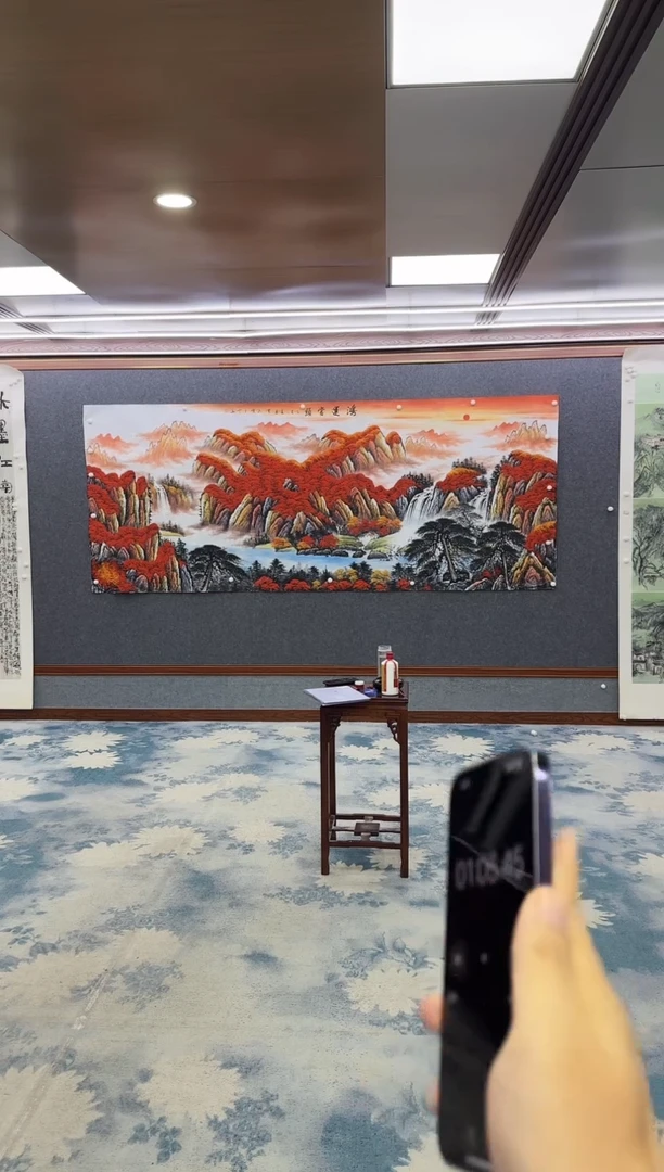 国画昆*墟Z刘雪红-山水国画-大丈二