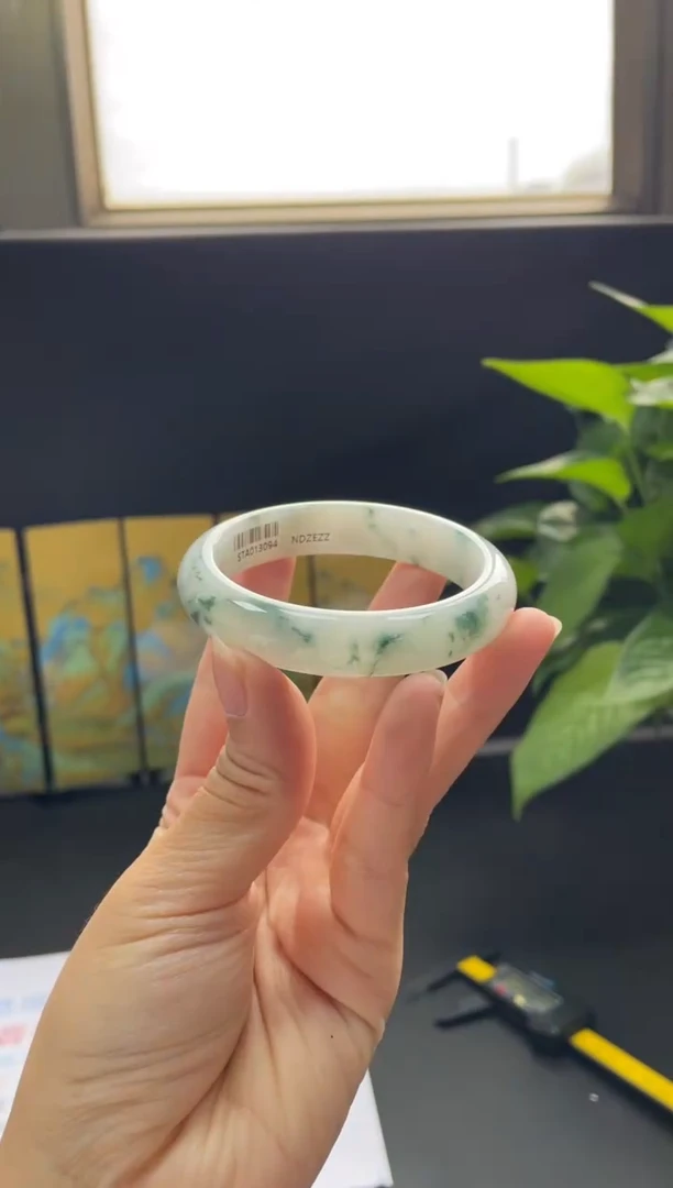 未镶嵌手镯翡翠34#天然缅甸A货翡翠手镯52-54圈口