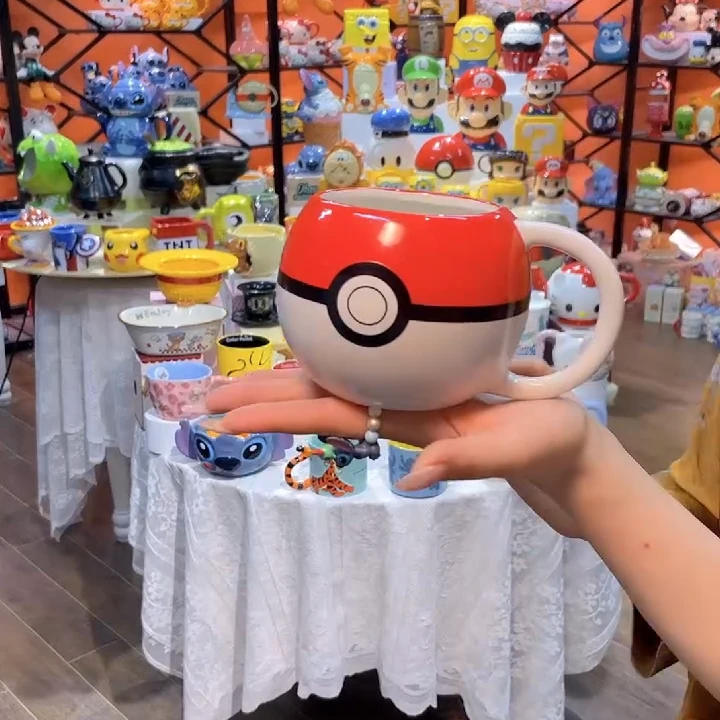 神奇宝贝3D精灵球陶瓷水杯