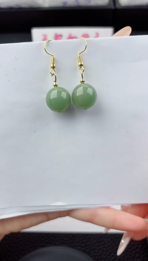 未镶嵌东陵石耳坠嗨购微色差T