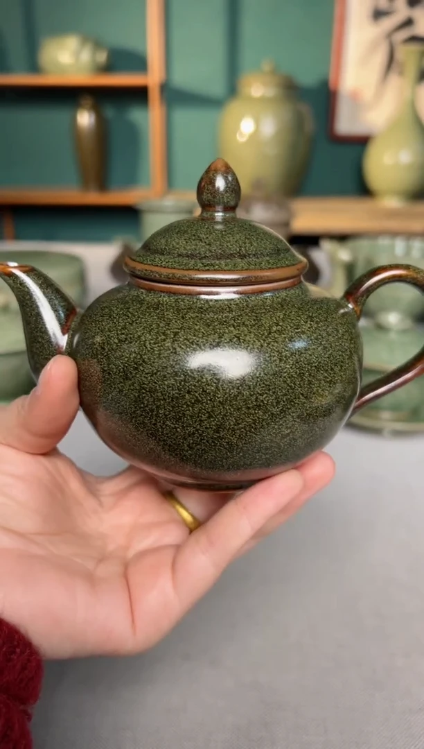 【闪购商品】其他耀州窑茶叶末釉寿春壶