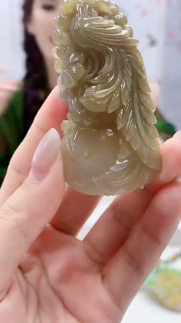 定制翡翠未镶嵌4829lr-毛货挂件176