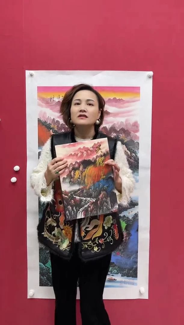 【闪购商品】国画吴-四尺山水/无框/W