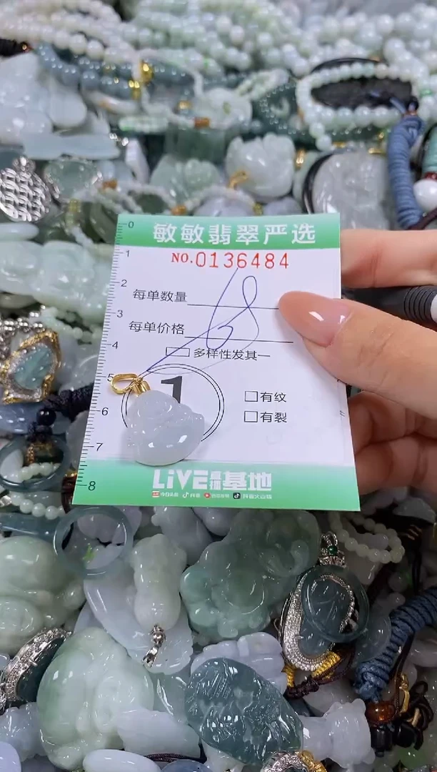 【闪购商品】翡翠颈饰未镶嵌闪购0136484多样性发其一