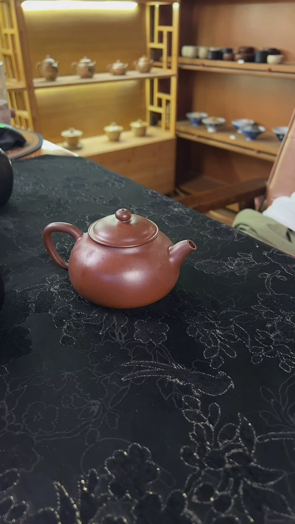 【陶点茶】乐烧 素壶 实用茶器 200cc 球孔