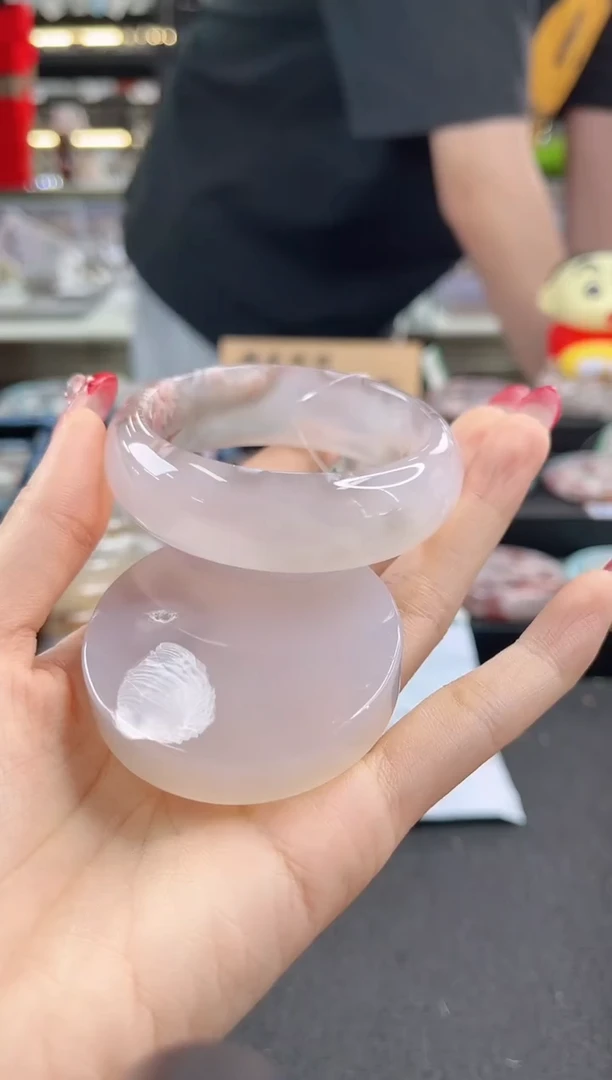 未镶嵌手镯石英质玉55圈口（赠品镯心）1320001