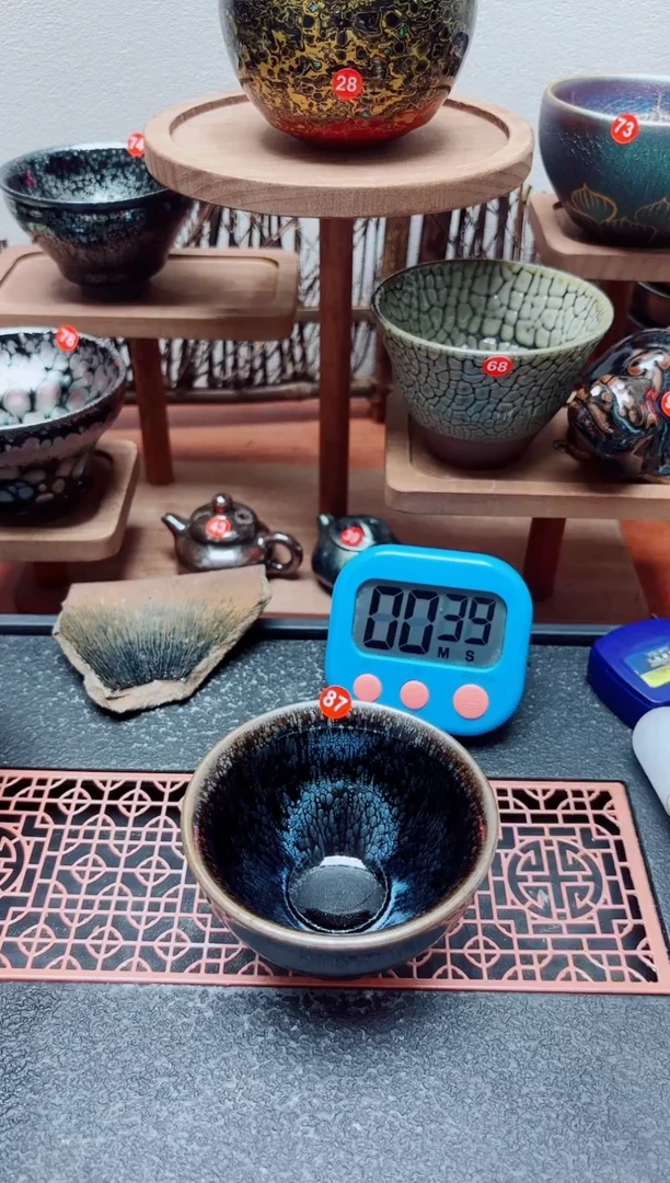 茶盏刘*87号建盏工匠茶器