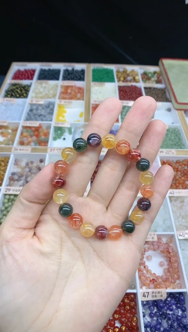 【闪购商品】水晶手串未镶嵌多宝胶花