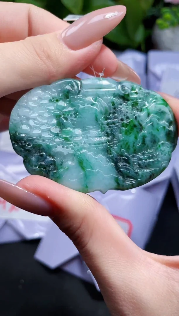 颈饰未镶嵌翡翠翡翠多样性发其一