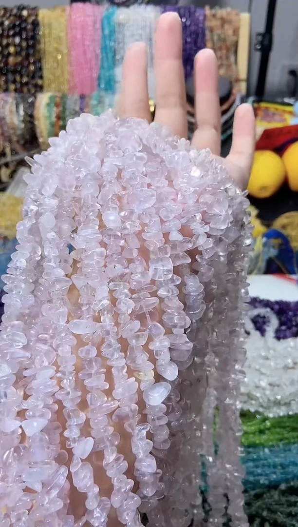 未镶嵌珠宝半成品水晶透紫马粉