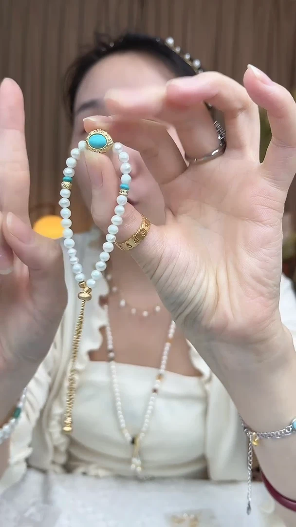 未镶嵌手绳淡水珍珠松松珍珠手链