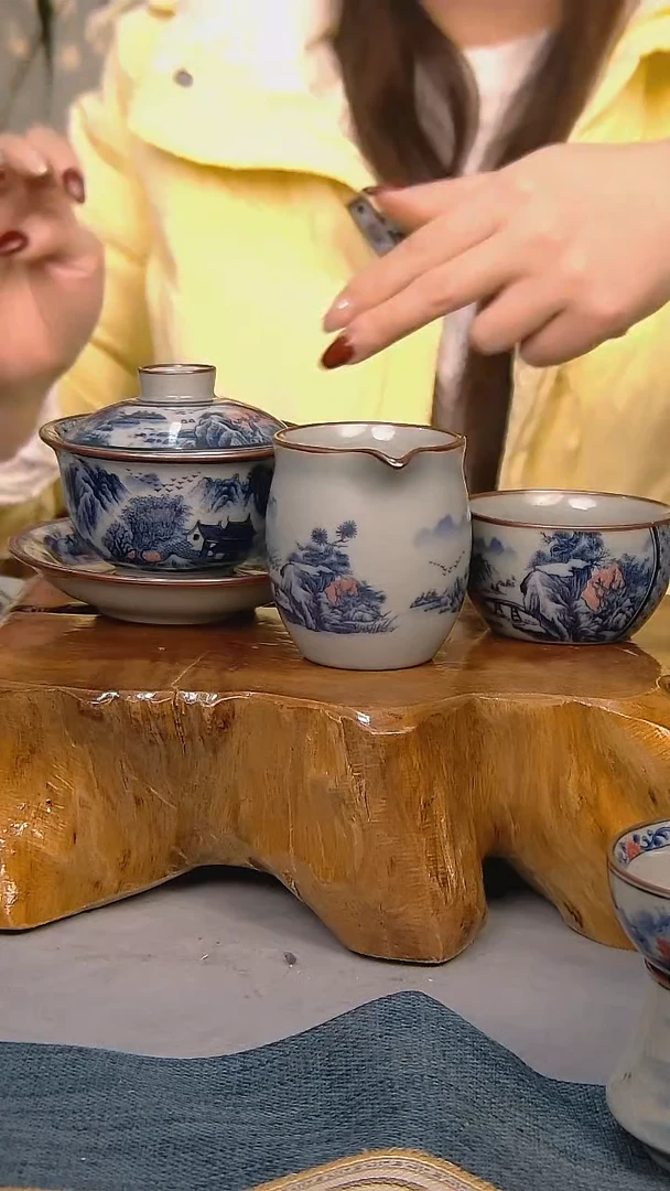 【闪购商品】简装家用款3件套 陶瓷家用茶具系列