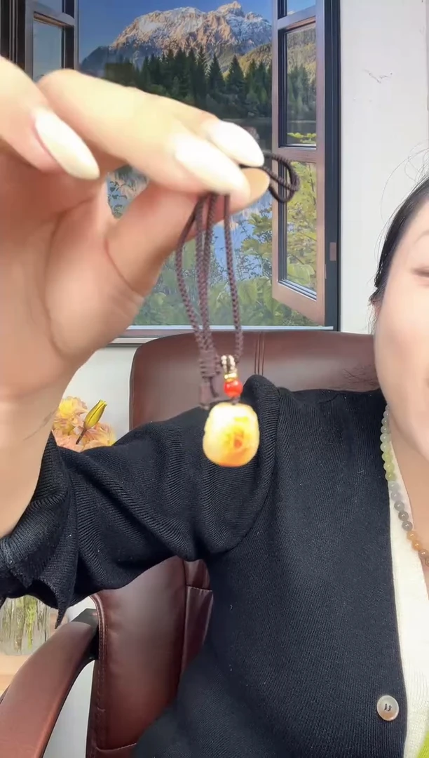 蜜蜡颈饰未镶嵌貔貅吊坠