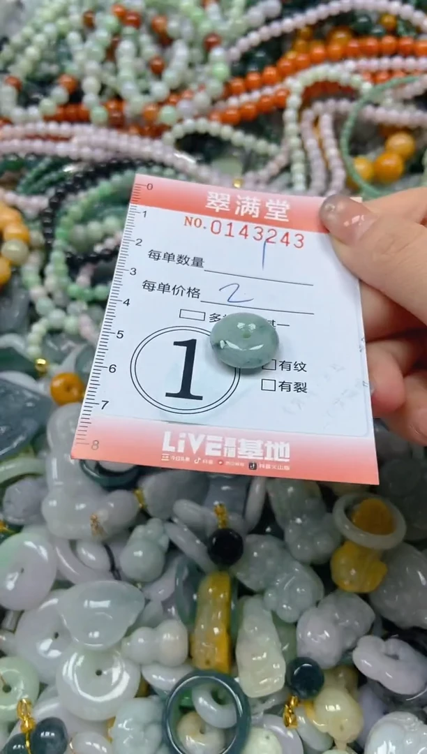 翡翠未镶嵌颈饰闪购0143245