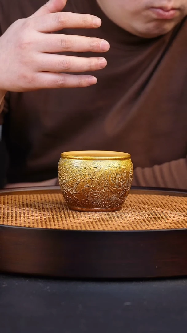 *宜兴全手工紫砂杯/