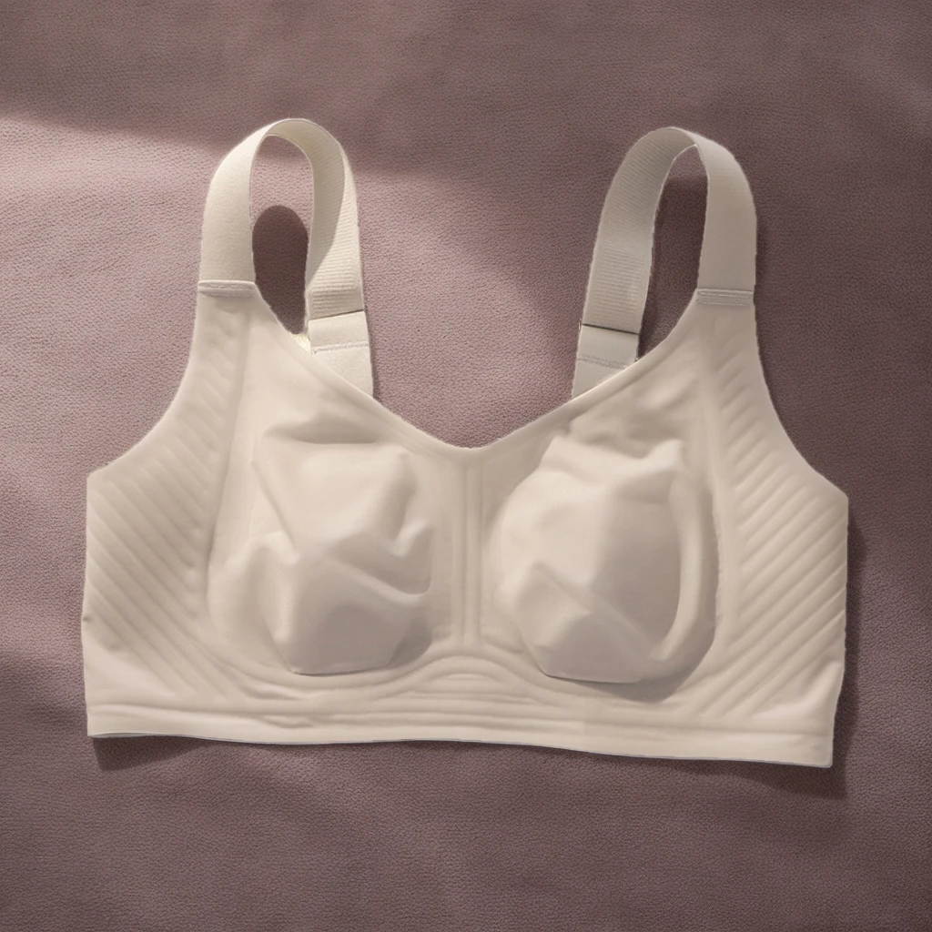 大胸显小内衣女夏季超薄款无痕无钢圈大码缩胸收副乳防下垂文胸罩