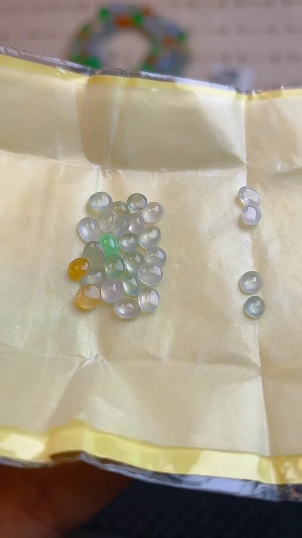 【闪购商品】翡翠耳饰未镶嵌天然A货翡翠8