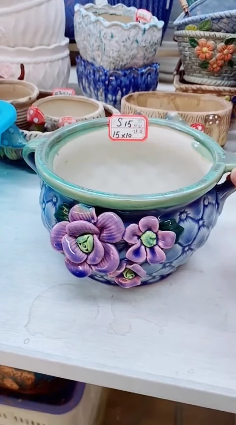 【闪购商品】陶瓷@@S15世纪捏花1个