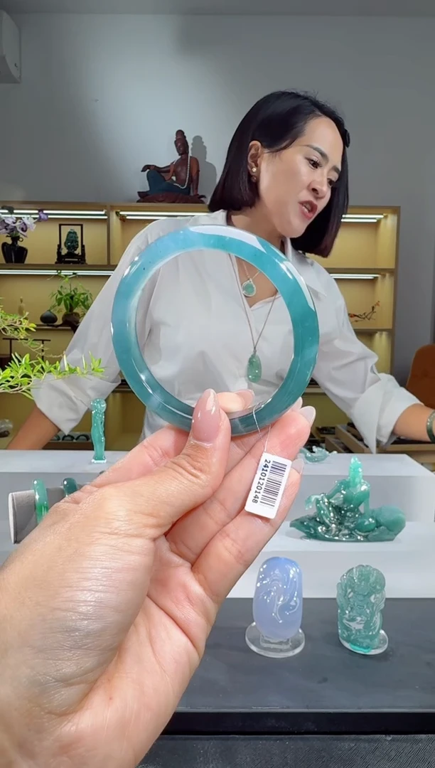 未镶嵌手镯翡翠58.4圈