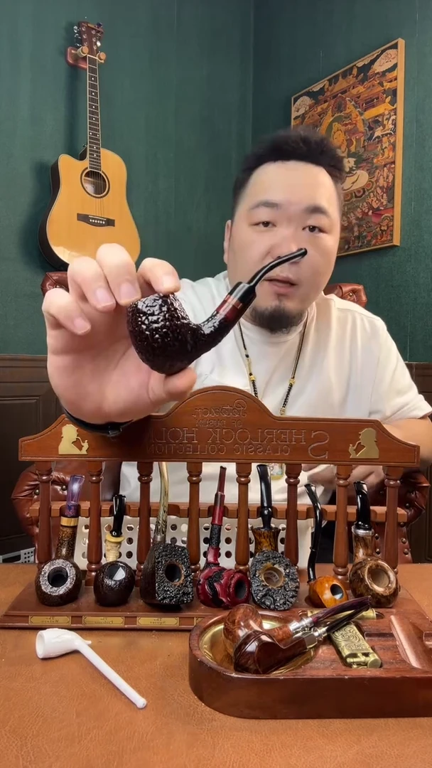 石楠木木雕款意大利进口石楠木烟斗