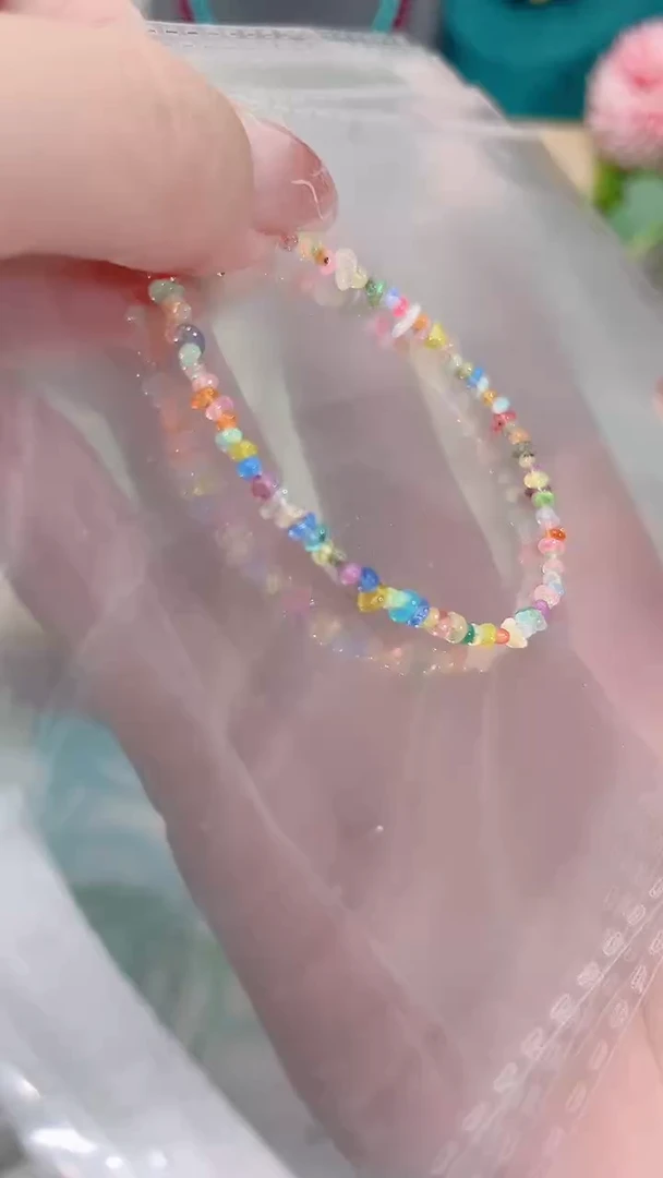 欧泊银S925镶嵌手链彩99