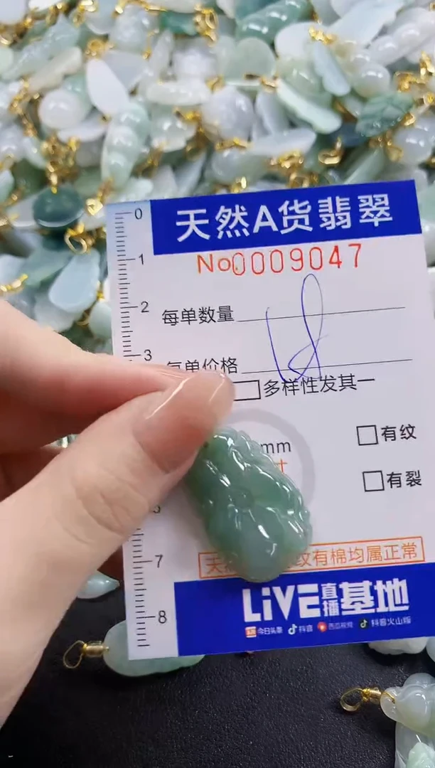 颈饰未镶嵌翡翠天然A货翡翠