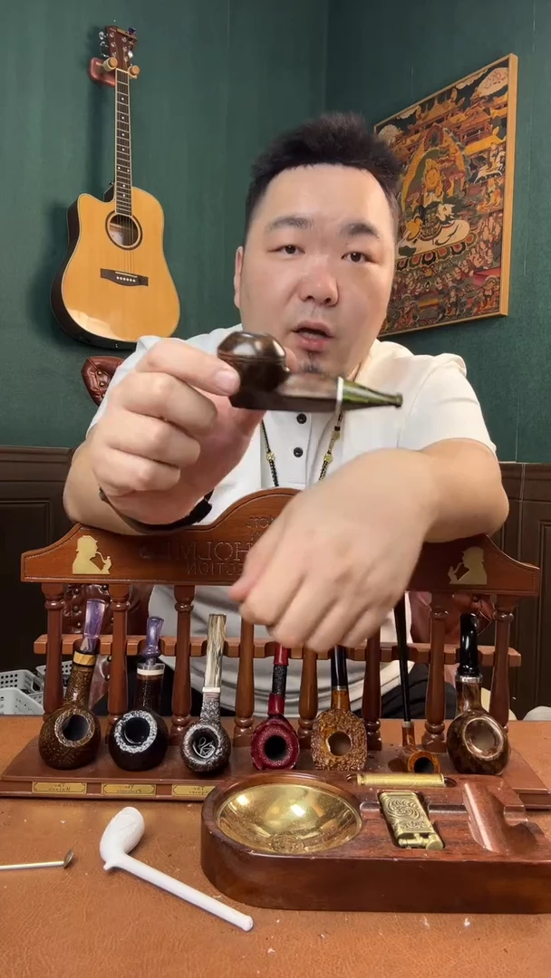 石楠木木雕款意大利进口石楠木烟斗