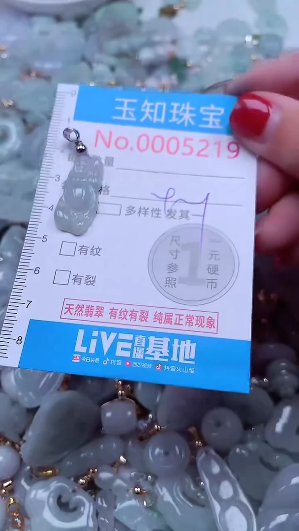 吊坠(不含链)未镶嵌翡翠5219