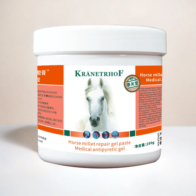 康关堂正品马粟损修凝胶温和持续发热腰椎颈椎关节腿按摩退热凝胶
