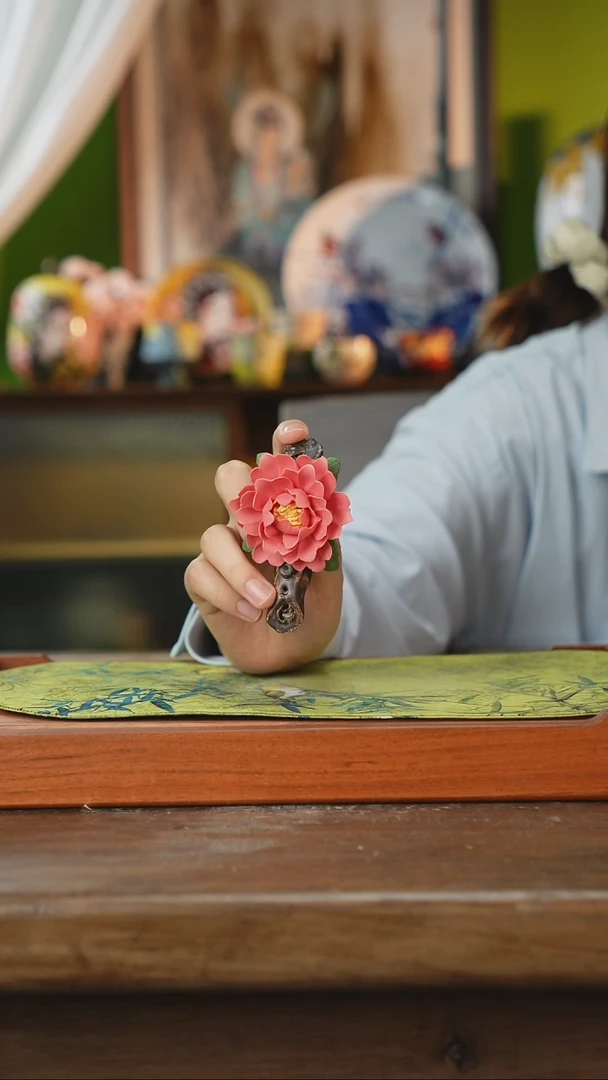 摆件景德镇釉下手绘陶瓷茶具，咖啡杯