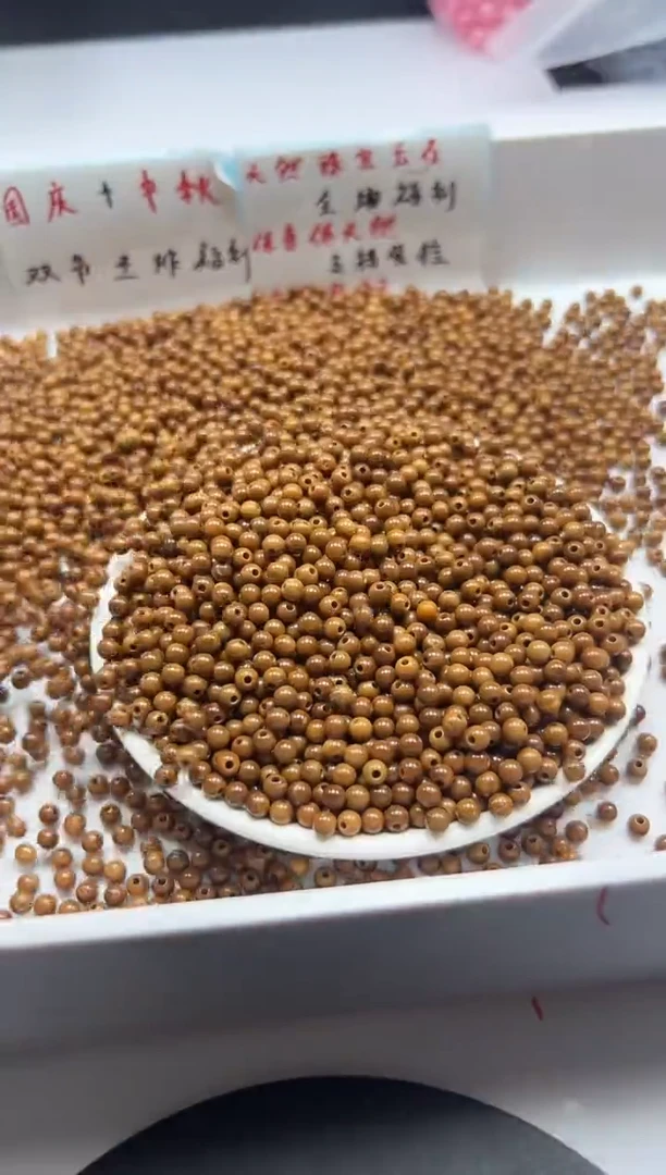 檀香木散珠 w18库克4mm*30颗