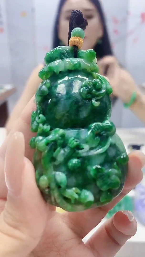 定制翡翠未镶嵌4957xx-毛货挂件7