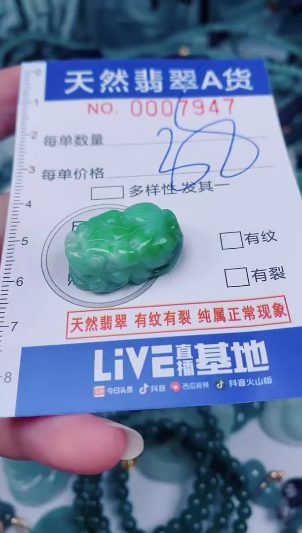 颈饰未镶嵌翡翠00007947