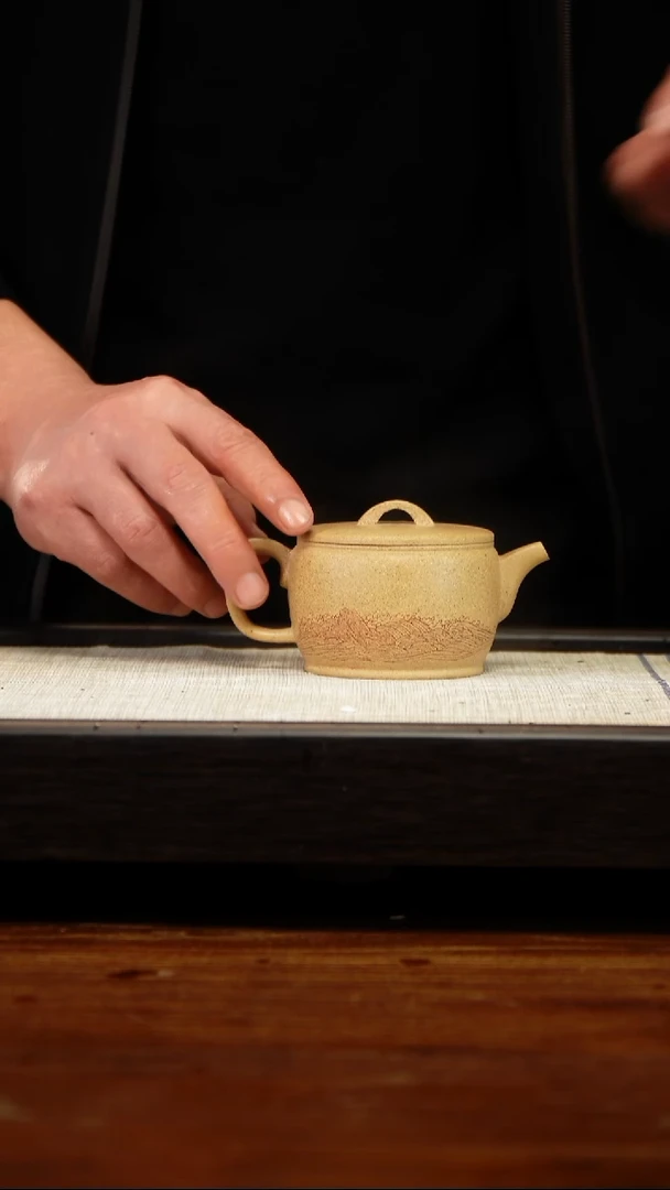 茶壶紫砂本段刻绘汉瓦