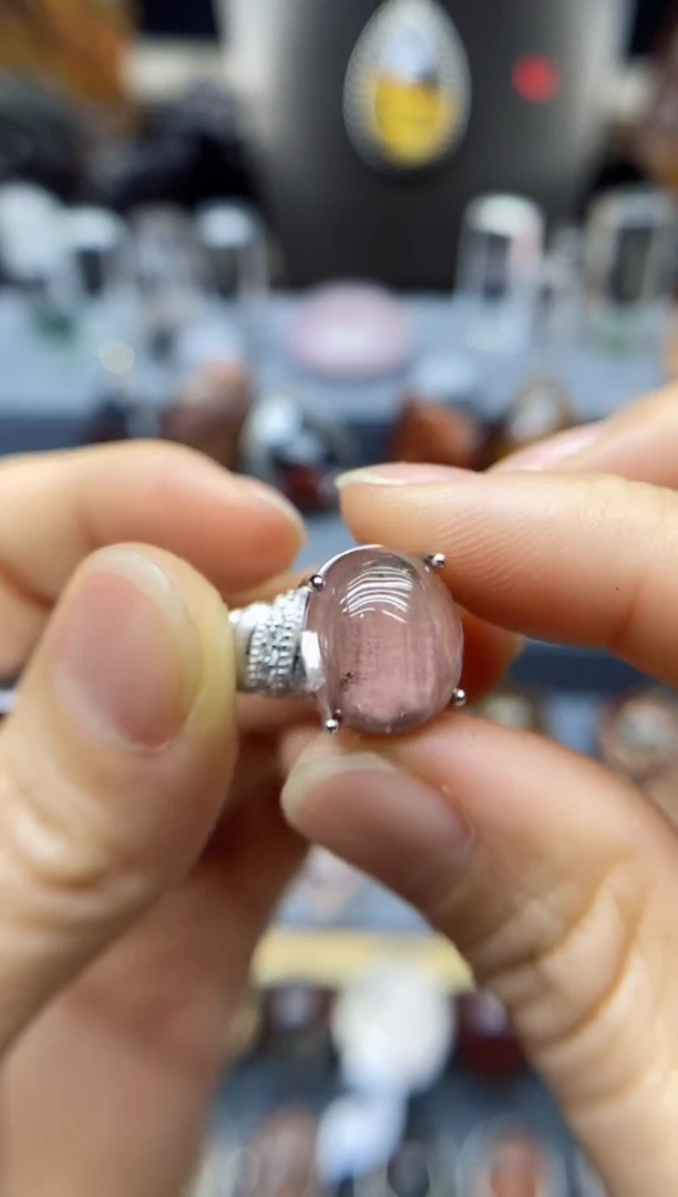 【闪购商品】水晶戒指银S925镶嵌水晶水晶