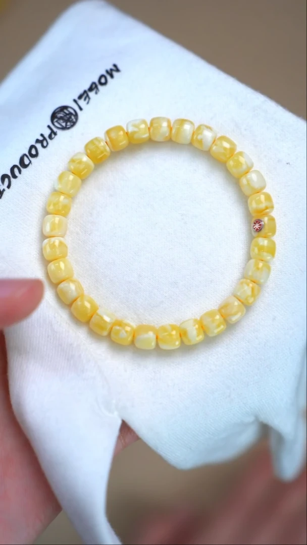 手链琥珀未镶嵌2808/7mm红标手串