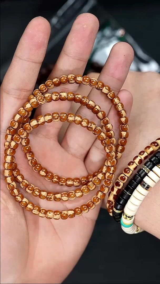 手串紫金鼠4207三花熊猫小肉包