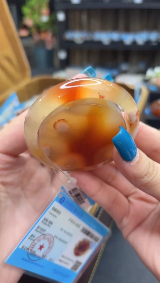 未镶嵌手镯石英质玉710(52圈赠送镯心)