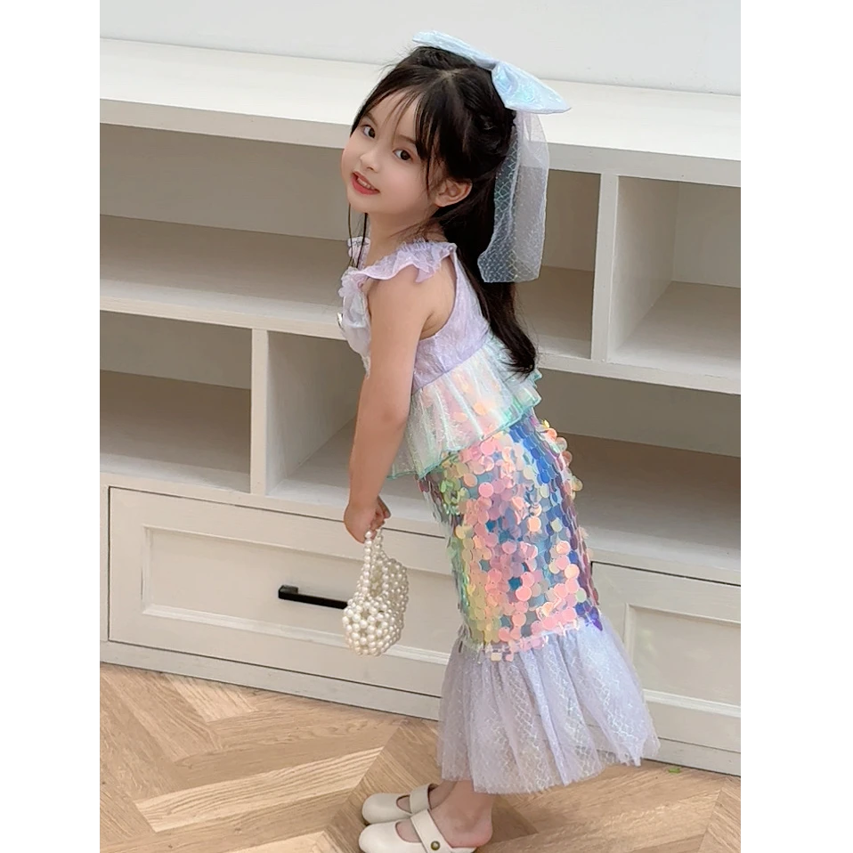 【人鱼公主】夏季2025新款洋气公主裙演出服（现货链接）