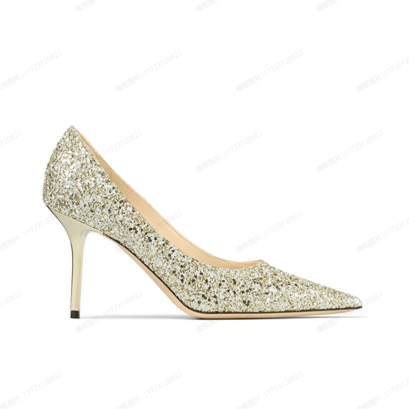 未使用 JIMMY CHOO/吉米周 【lu】ROMY 85 高跟鞋 TP018888