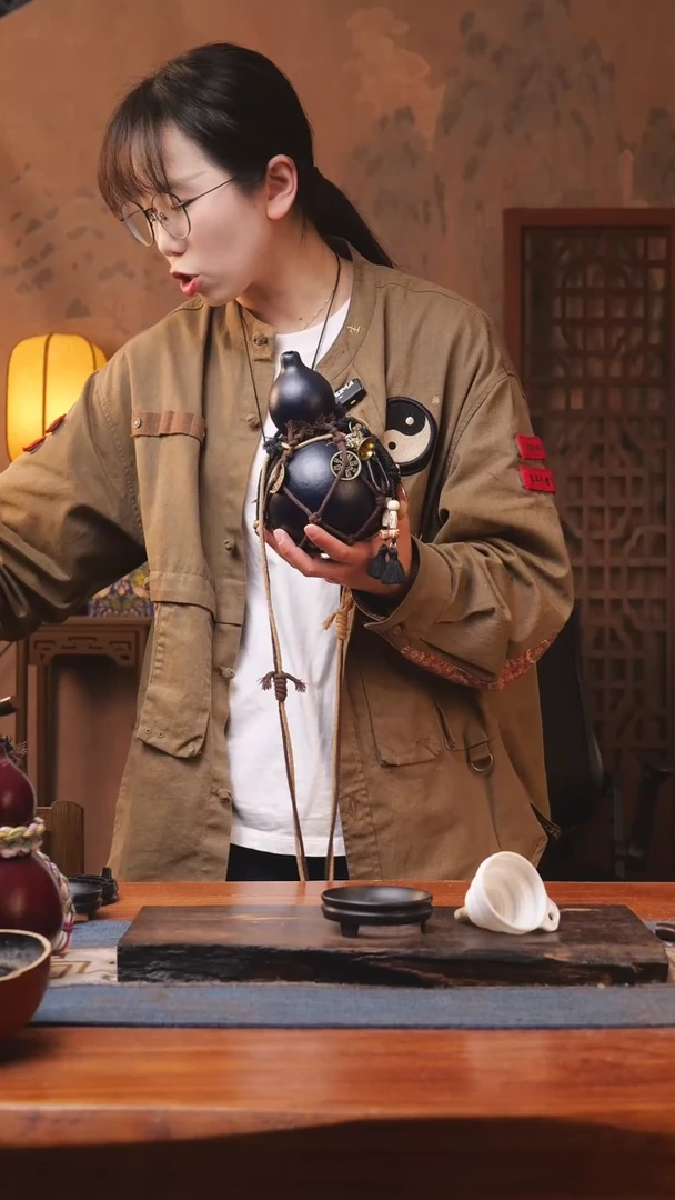 【闪购商品】182号精品大漆葫芦防腐防渗装水茶酒