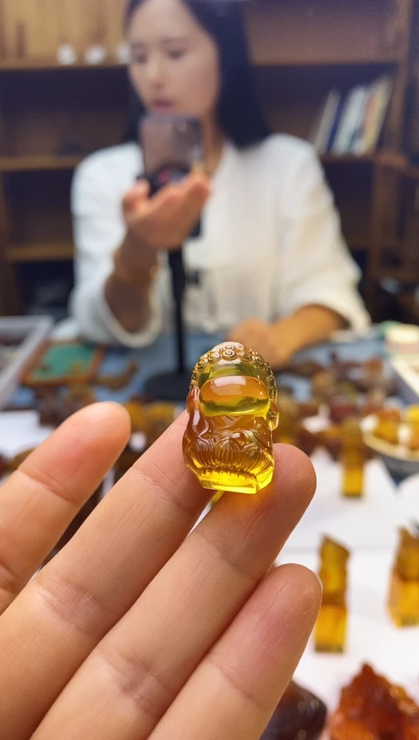 琥珀颈饰未镶嵌深***季SN63-149（悟道·不想）