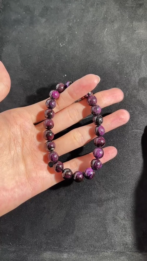 未镶嵌苏纪石（舒俱来）手串（多样性发一）南非老矿料