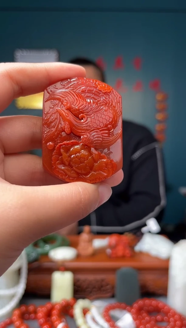 【闪购商品】南红玛瑙颈饰未镶嵌吊坠