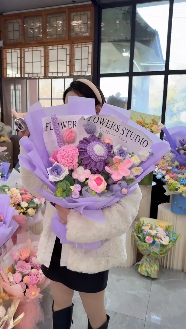 非遗手工定制花束，孤品清仓！