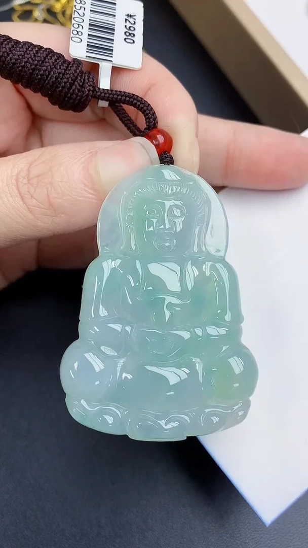 颈饰未镶嵌翡翠天然缅甸A货百元以上9元证书费自理