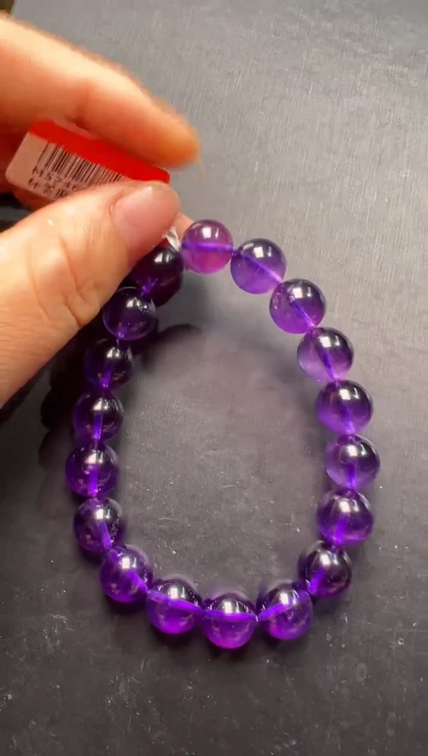 水晶手串未镶嵌紫水晶手串11m+   多样性发一 M57466XA